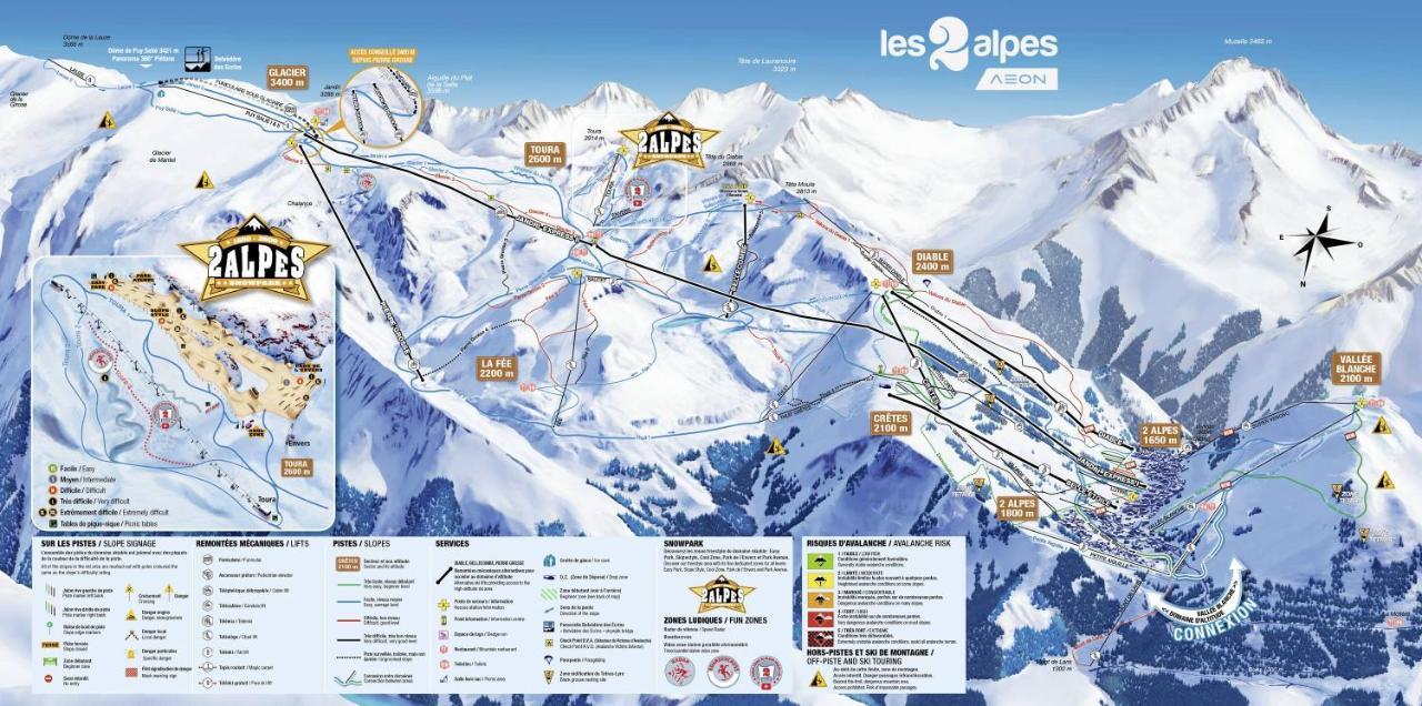 Studio Pied Des Pistes 4 Personnes Les Deux Alpes Kültér fotó
